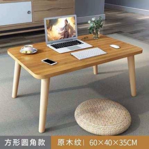 尚爱雅 简易现代木质书桌 方形圆角款 60*40*35cm 