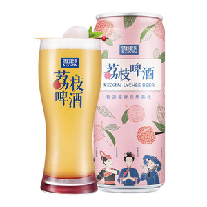  百威英博旗下 Sedrin/雪津 荔枝啤酒 310ml*12听