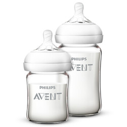 AVENT 新安怡 婴儿玻璃奶瓶 125ml+240ml
