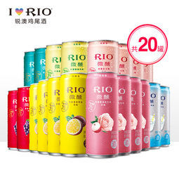 锐澳 Rio 7种口味 3°微醺鸡尾酒 330ml*20罐   