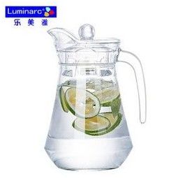 Luminarc 乐美雅 玻璃冷水壶 1.3L+ 水杯 360ml*4个   
