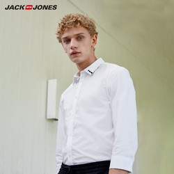 JackJones 杰克琼斯 219131502 男士纯棉印花衬衫