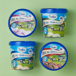 澳洲进口 Bulla 臻品系列 鲜奶冰激淋 1L*2桶  