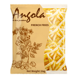安格瑞 比利时进口 1/4冷冻细薯条 1000g *5件