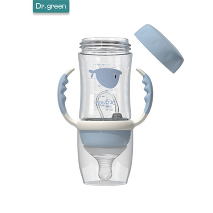 格林博士婴儿玻璃奶瓶宽口径手柄ppsu
