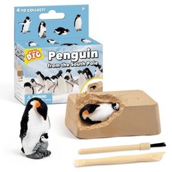 哦咯 儿童创意DIY挖掘企鹅玩具