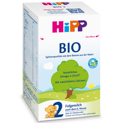Hipp 德国喜宝 婴儿配方奶粉 有机 2段 600g/盒