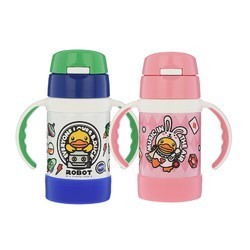 THERMOS 膳魔师 儿童保温杯带手柄FEC-283S小黄鸭 280ml *2件