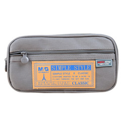 M&G 晨光 APB93598 多功能笔袋 灰色 *4件 +凑单品