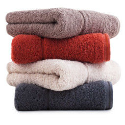 三利 纯棉素色良品毛巾4条装 100g/条 A类标准 34*76cm 婴儿可用   