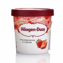 临期低价：哈根达斯 草莓冰淇淋 460ml*3桶   
