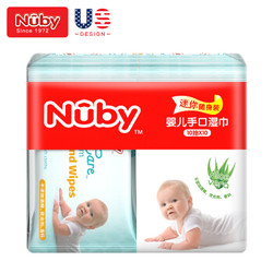 Nuby 努比 婴儿湿巾 10片×10包 *5件
