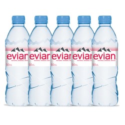 Evian 依云 天然纯净矿泉水 500ml*5瓶