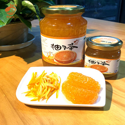 蜂蜜柚子茶冲饮罐装220g便捷式包装