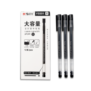 M&G晨光Y5501大容量中性笔黑色6支装