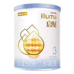 Wyeth 惠氏 illuma 启赋 亲和人体幼儿配方奶粉 3段 400克 +凑单品