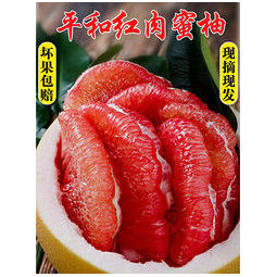 白菜价：香甜诱 福建平和红心蜜柚子 5斤装   