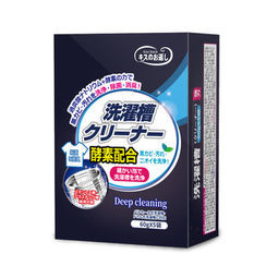 白菜价：日本进口 kissback 杀菌除味洗衣机槽清洗剂 60g*5袋   