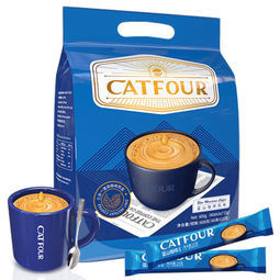 白菜价：CATFOUR 蓝山咖啡 三合一速溶咖啡 40条  