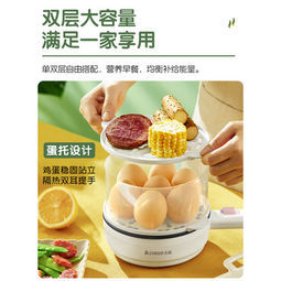 志高 煮蛋煎蛋 二合一早餐机   