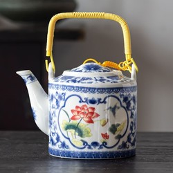 洛威 青花瓷茶壶 700ml