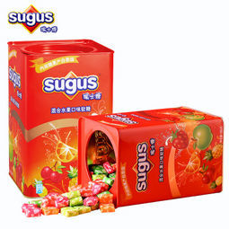 sugus 瑞士糖 混合水果味 礼盒装 550g