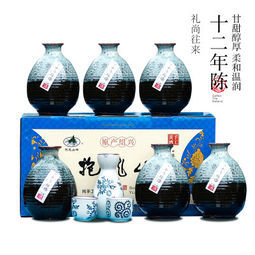 抱龙山牌 十二年陈 花雕酒 500mL*6   