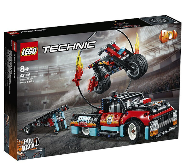 LEGO 乐高 机械组系列 42106 特技表演卡车和摩托车