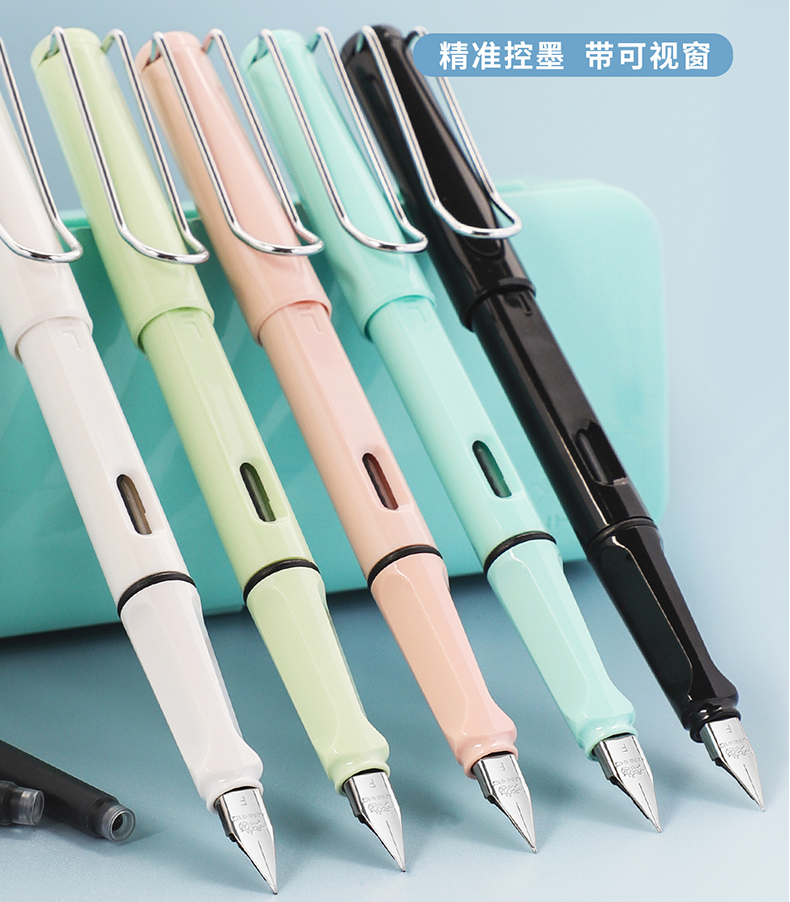 Jinhao 金豪 619 直液式钢笔 单支装 多色可选 赠5支墨囊