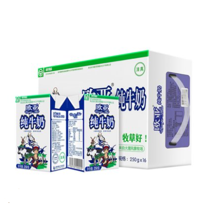 88VIP：Europe-Asia 欧亚 全脂纯牛奶 250g*16盒