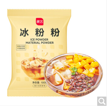 展艺 烘焙原料 冰粉粉 商用仙草冰粉 冰凉粉 魔芋儿童果冻粉 500g