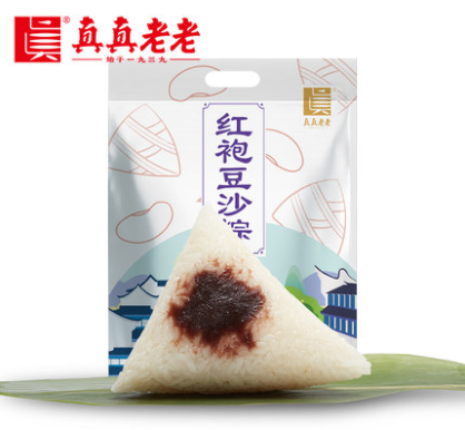 真真老老100g*5只豆沙粽嘉兴特产门店同款居家囤货粽子方便速食