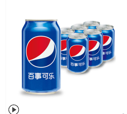 百事可乐原味碳酸汽水330ml×6罐饮料饮品整箱装（新旧包装随机）