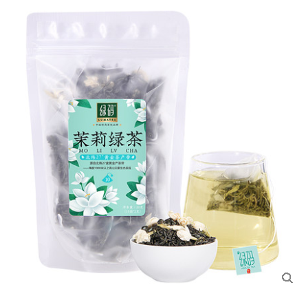 绿码茉莉绿茶花茶包袋泡水果茶冷泡茶叶里浓香型组合花草茶10包装