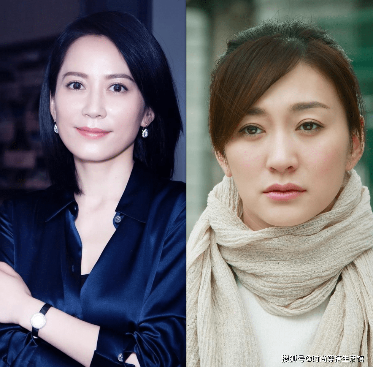 中年女性的穿衣技巧：学着像俞飞鸿、李小冉一样，不要把衬衫塞进裤腰