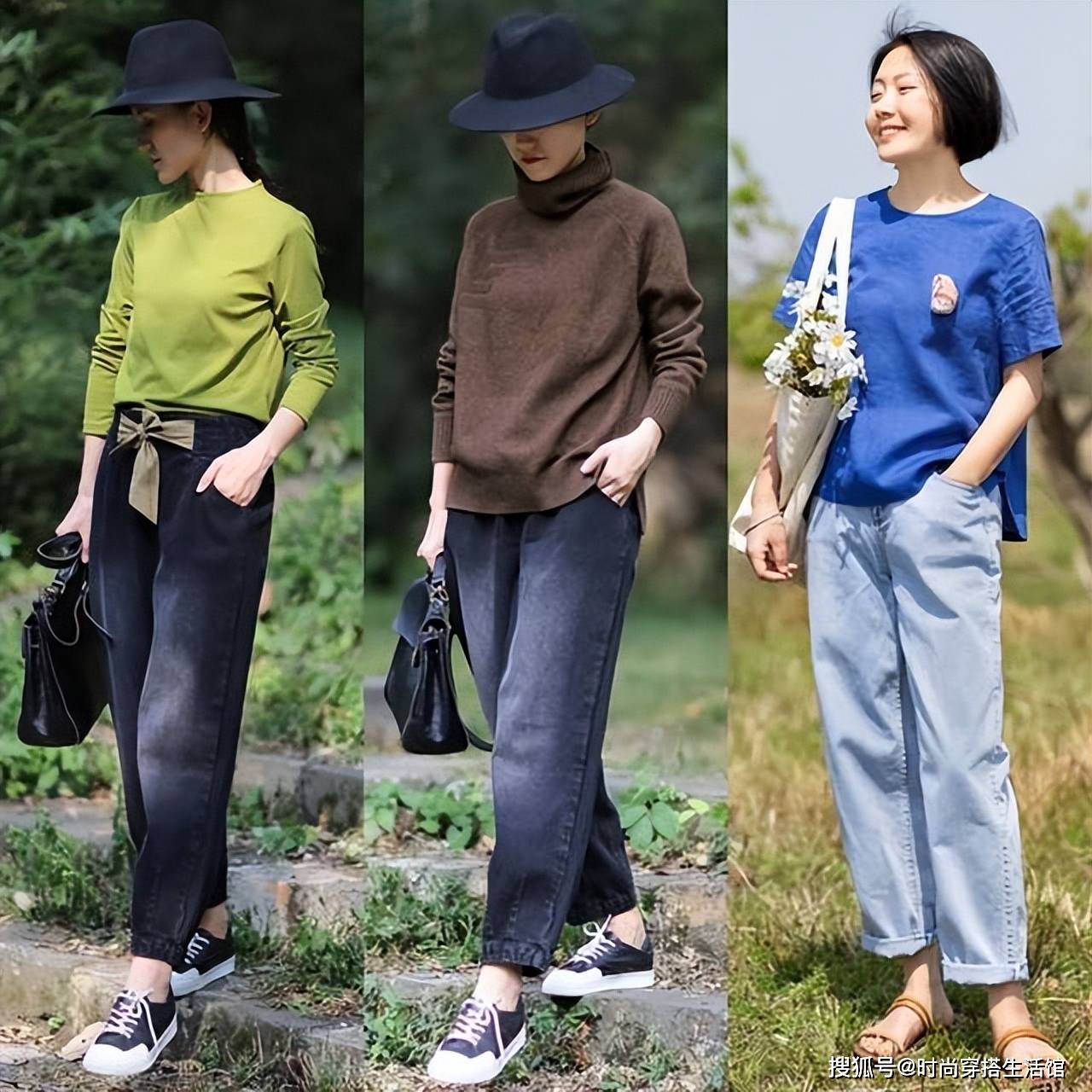 为了优雅，50岁左右的女性应尽量避免阔腿裤和运动鞋的穿搭选择