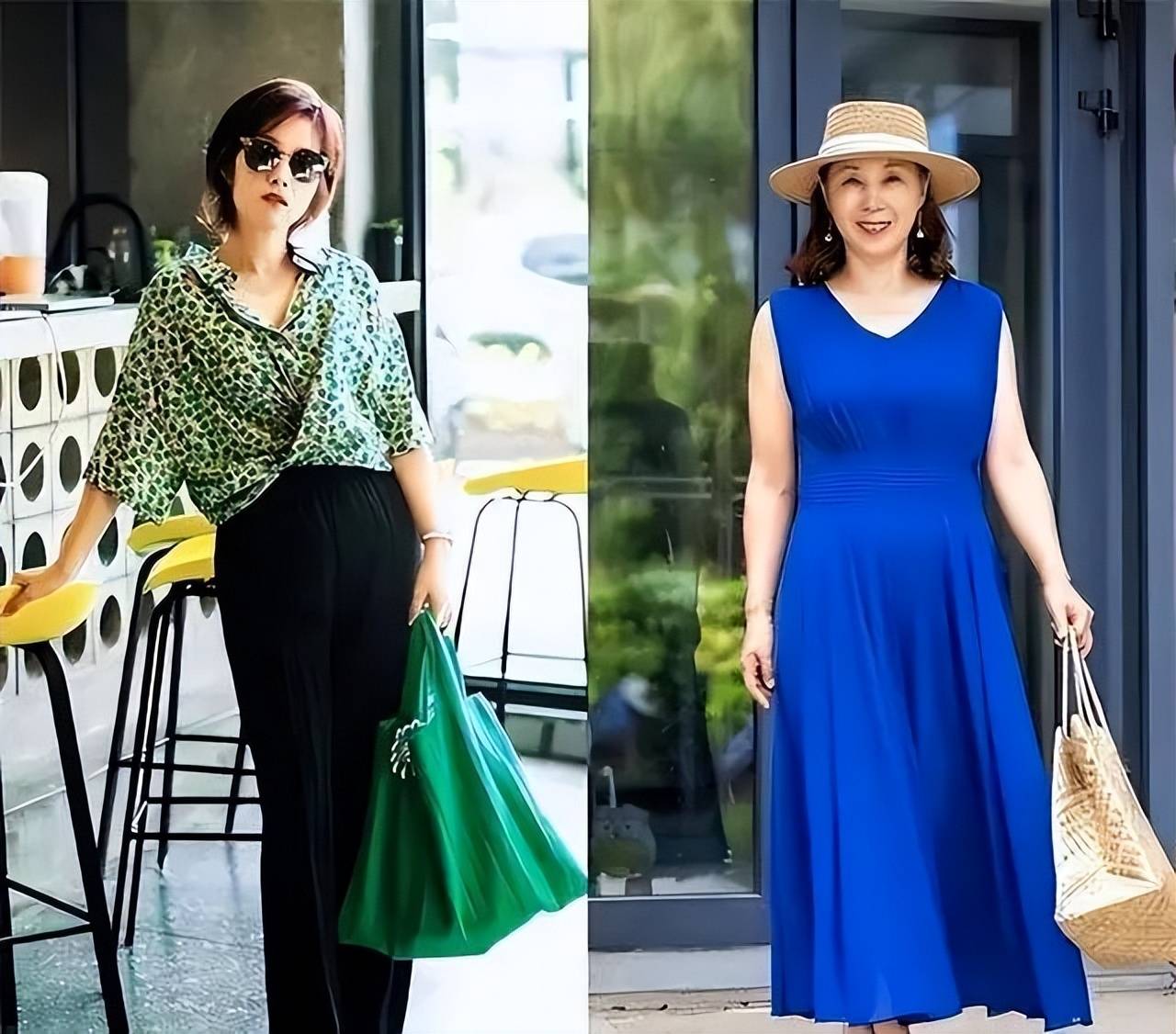 50岁以上的女性夏季时尚穿搭，色彩搭配是关键