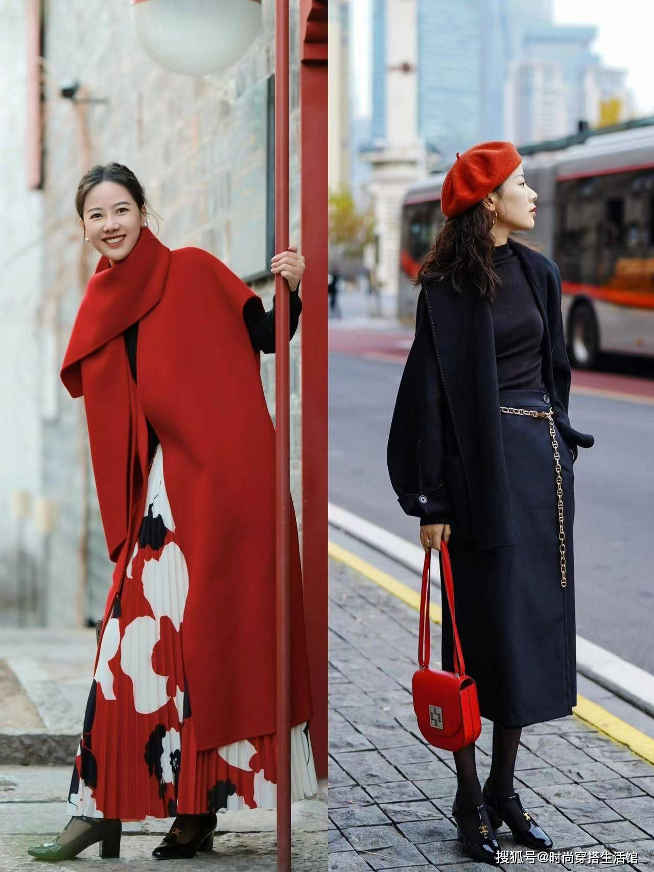 不再流行焦糖色，今年过年的时尚色是“番茄红”，能提升气质还增添档次
