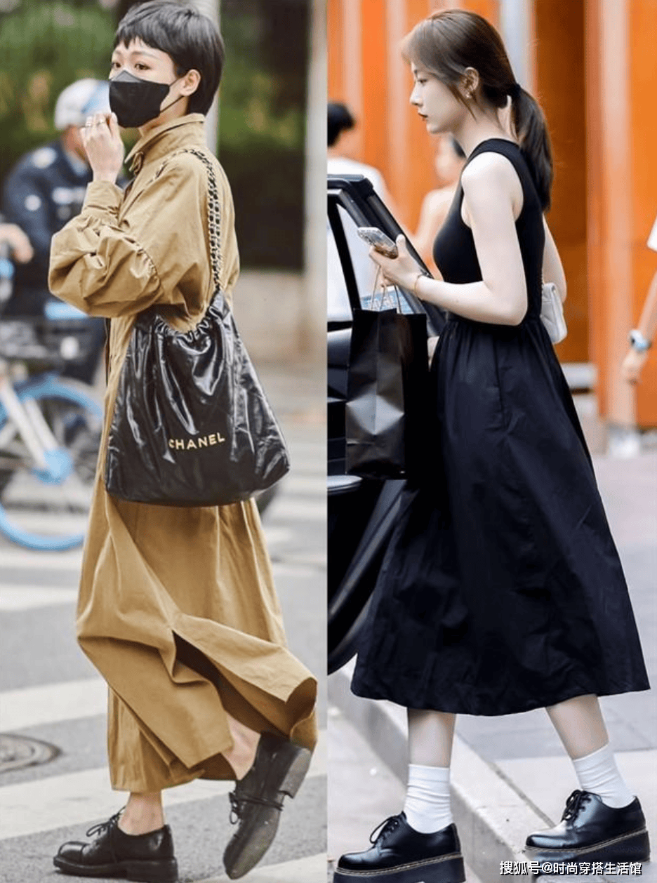 小白鞋失宠了！去了上海才知道：满街都在穿“乐福鞋”，洋气显高