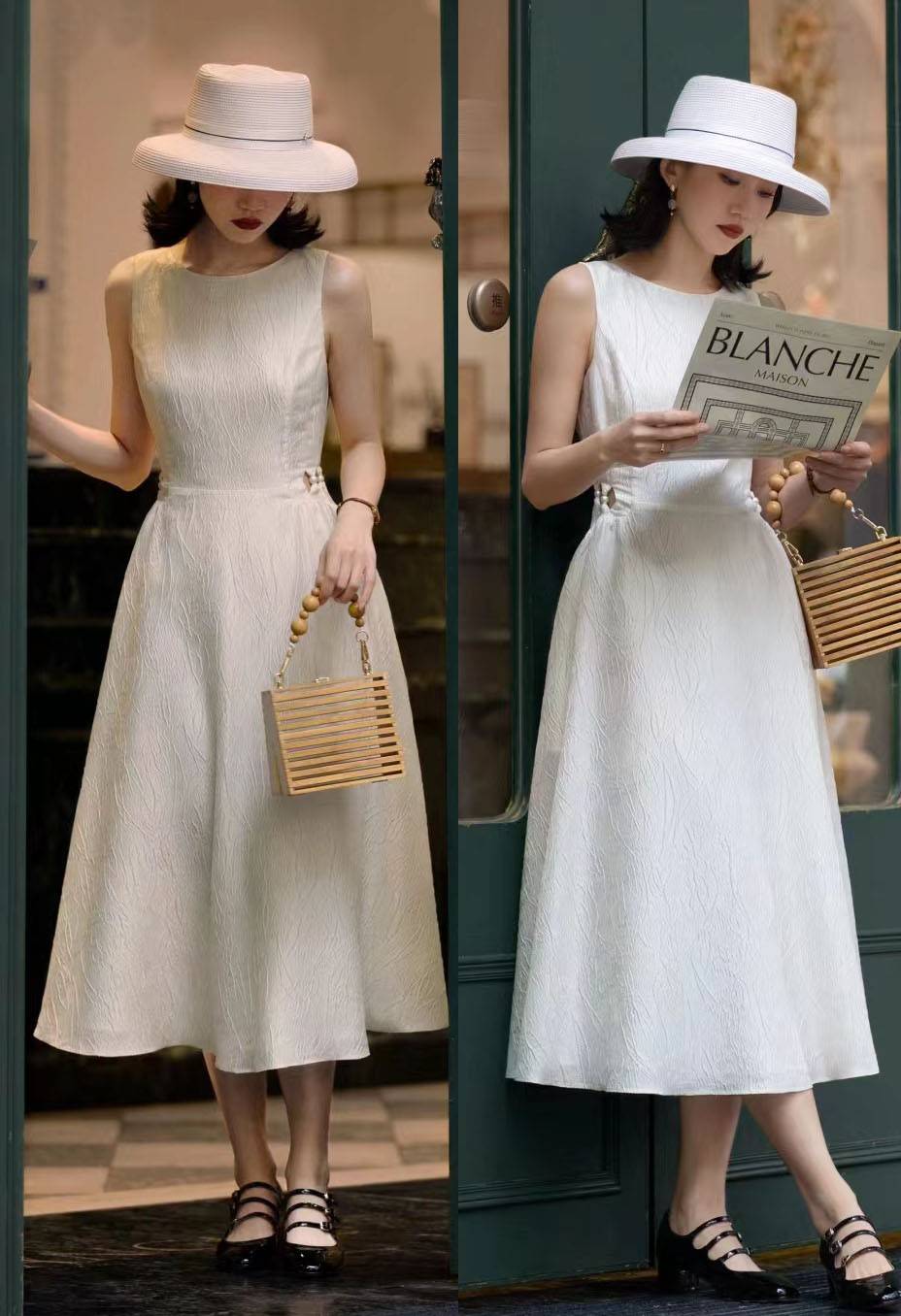 夏天太适合法式复古风，优雅高级富有格调，普通人也能穿出好气质