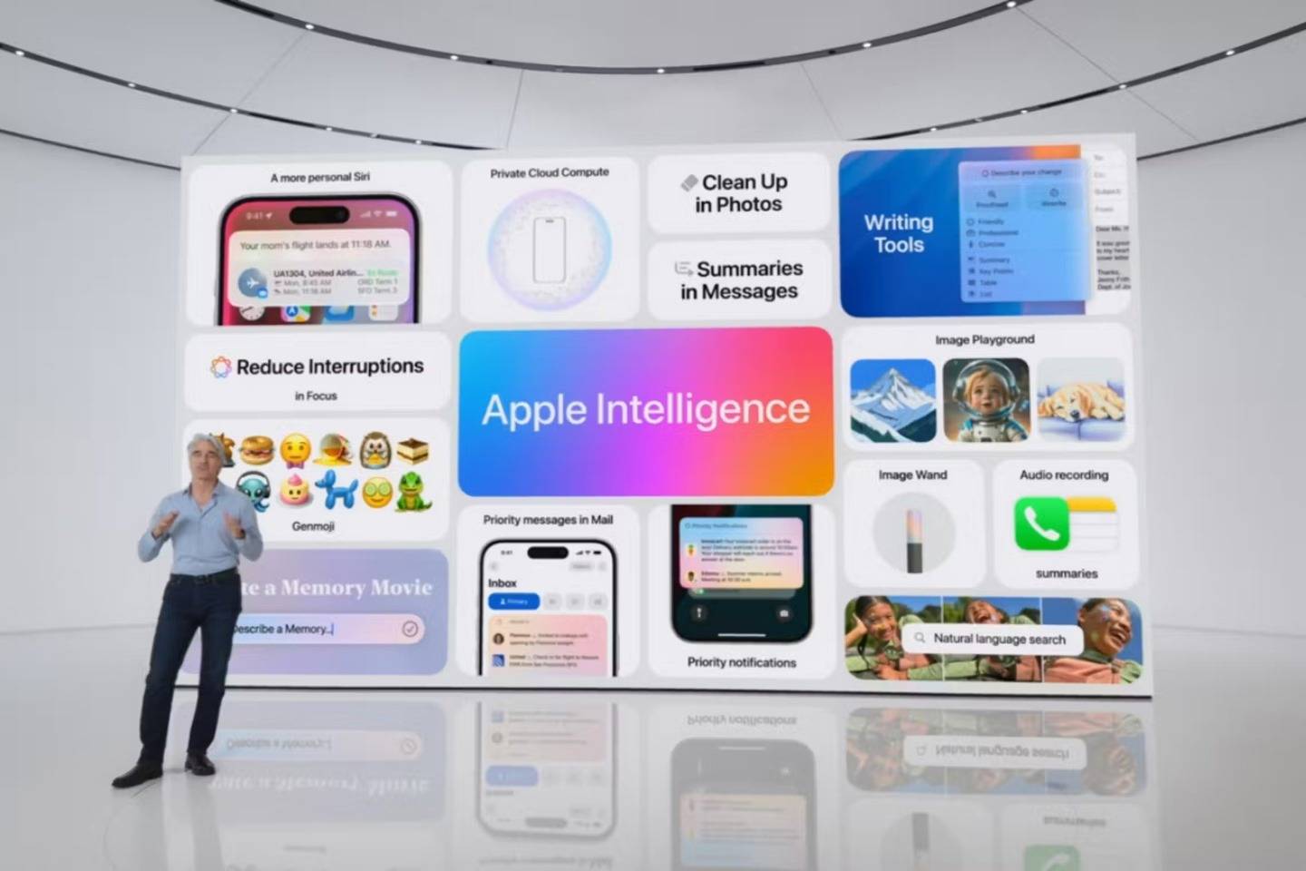 古尔曼爆料：苹果AI功能将分批上线，核心功能预计2025年推出