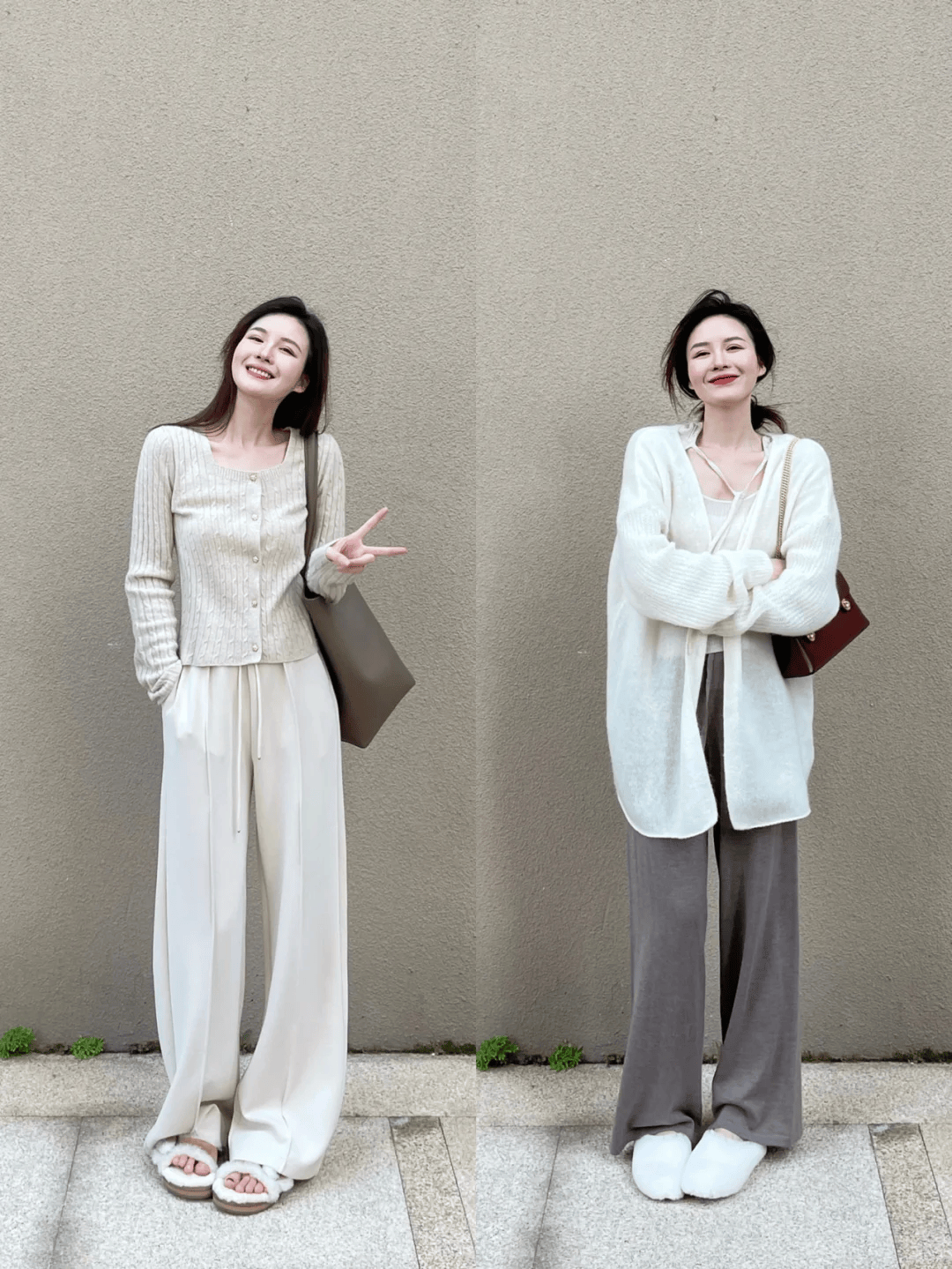 如何把黑白灰穿出彩，早秋这些穿搭真的太好看了，又简约又高级