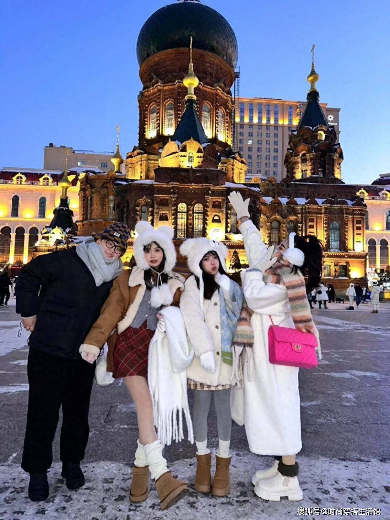 去了哈尔滨发现：满街都是“袜子裹裤子”，保暖时髦，适合老寒腿