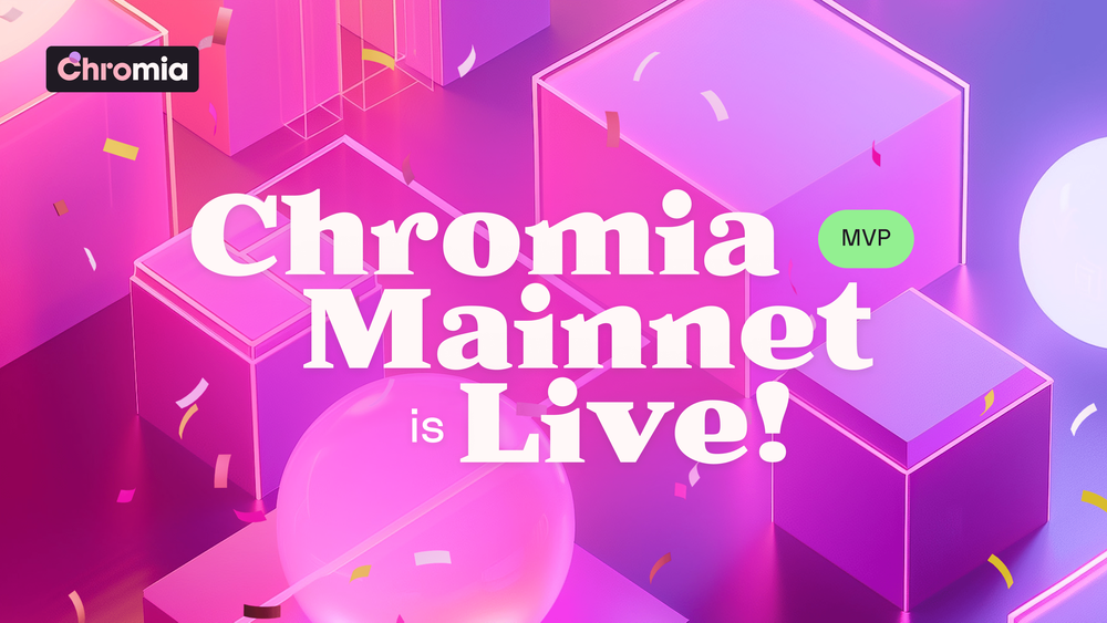 Chromia MVP主网发布：无Gas体验开启Web3新机遇
