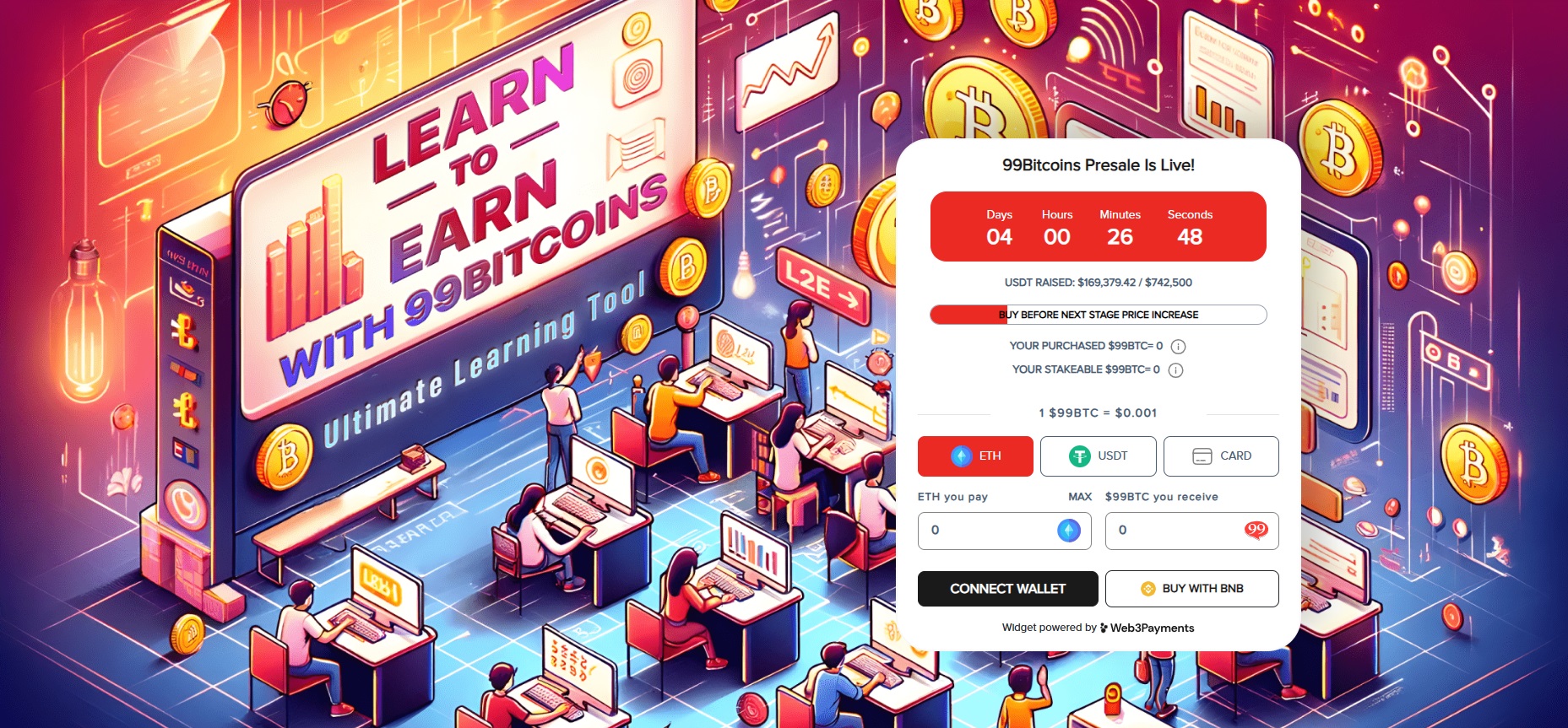 比特币空投与减半：99Bitcoins学习赚钱新项目