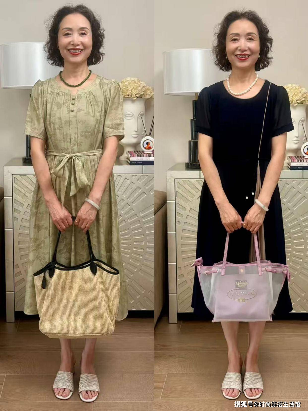 被这位妈妈惊艳了！不穿花裙子、不穿运动鞋，这样打扮更气质高级