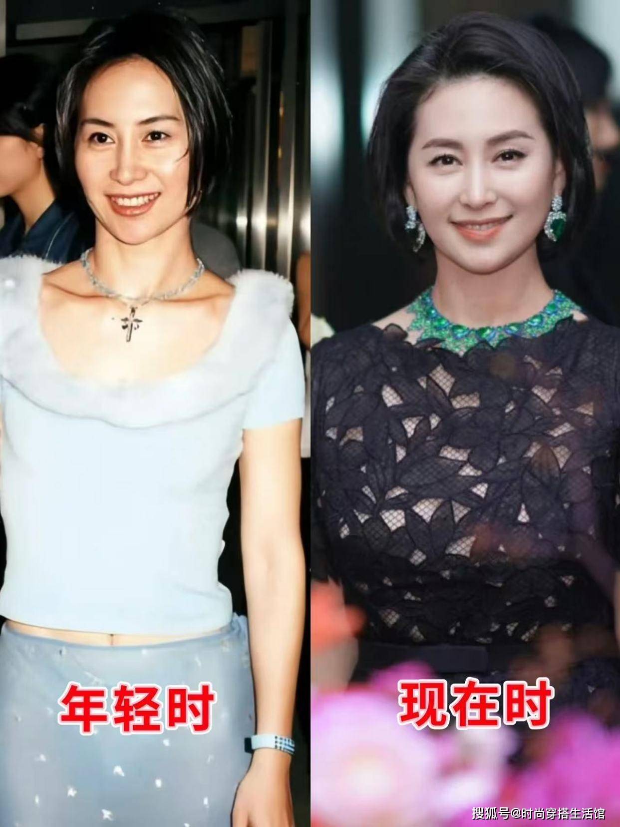 看了何超琼的打扮，我悟了：裙子不配丝袜、运动鞋，美得优雅端庄