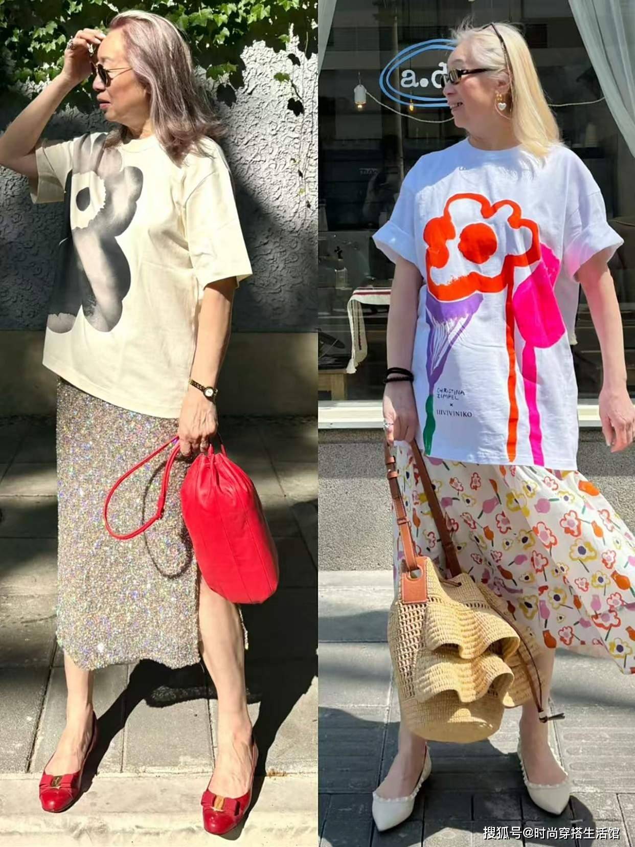 中年女人穿裙子，尽量不要配“凉鞋、小白鞋”，换成这3双更洋气