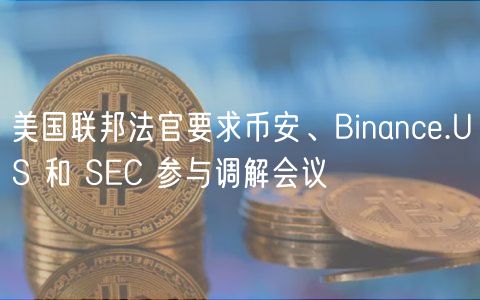 币安、Binance.US与SEC被要求调解