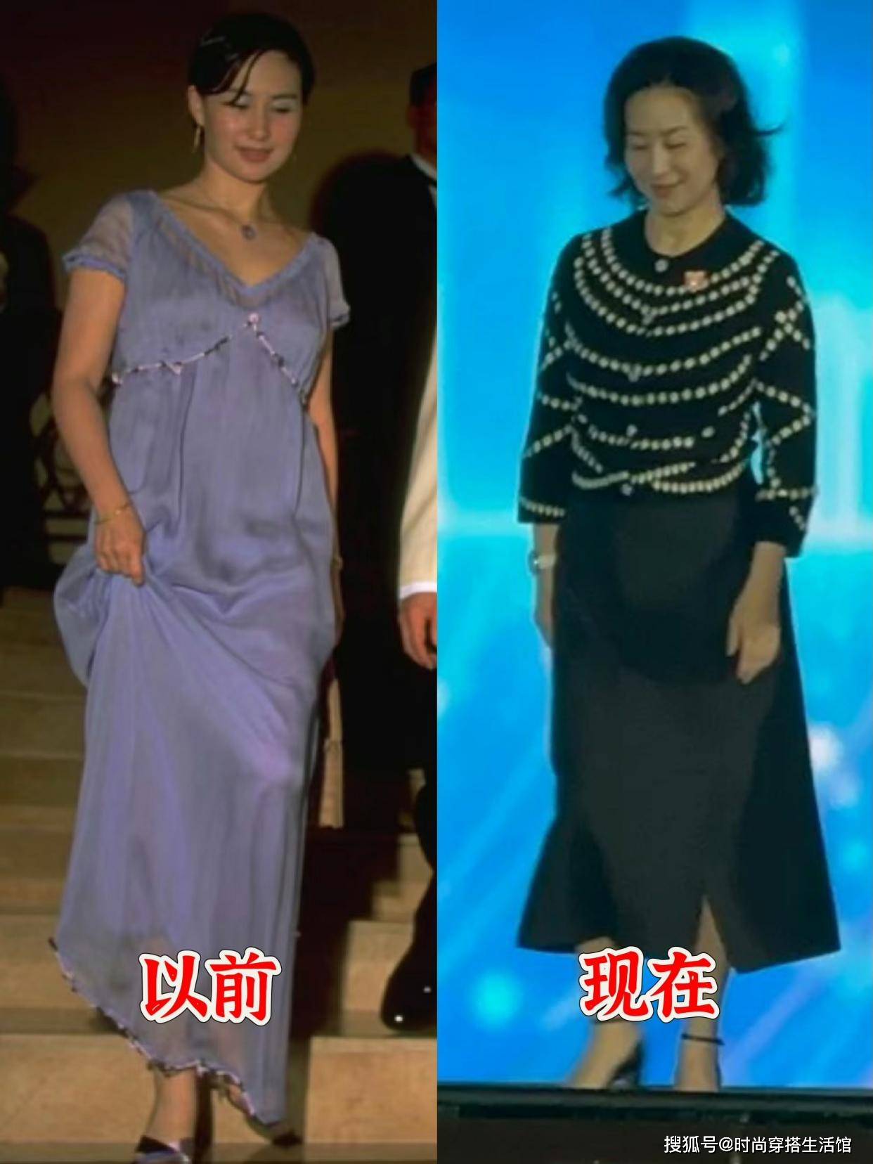 看了何超琼的打扮，我悟了：裙不配拖鞋、运动鞋，到老都没大妈感